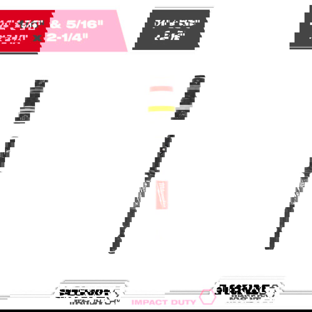 Power Screwdriver Bit: Magnetic Nut Driver Bit, 1/4